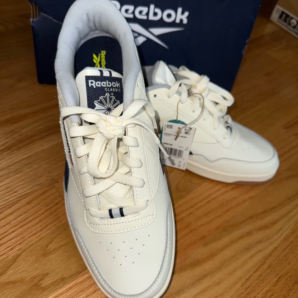 Reebok Classic Cream Sneakers Reebok Court Advance Sneaker